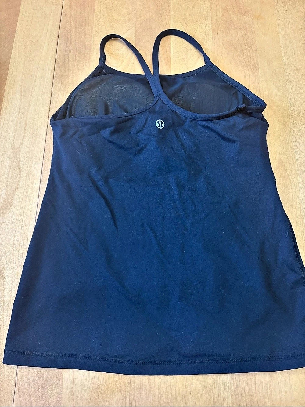Lululemon Flow Y Tank Blue Strappy Athletic Tank Top